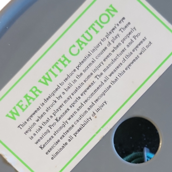 Saber Pro Kennex Sports Eyewear Unisex Glasses Racketball Tennis Wrap Around - Picture 5 of 6